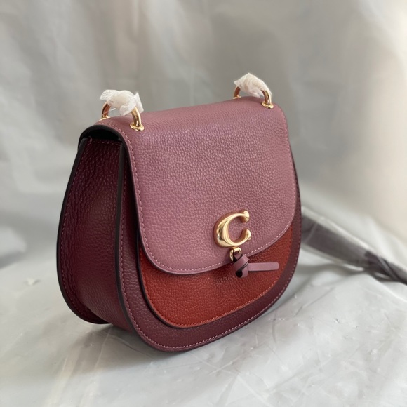 COACH 1330 REMI SADDLE BAG IN COLORBLOCK - Picture 6 of 11